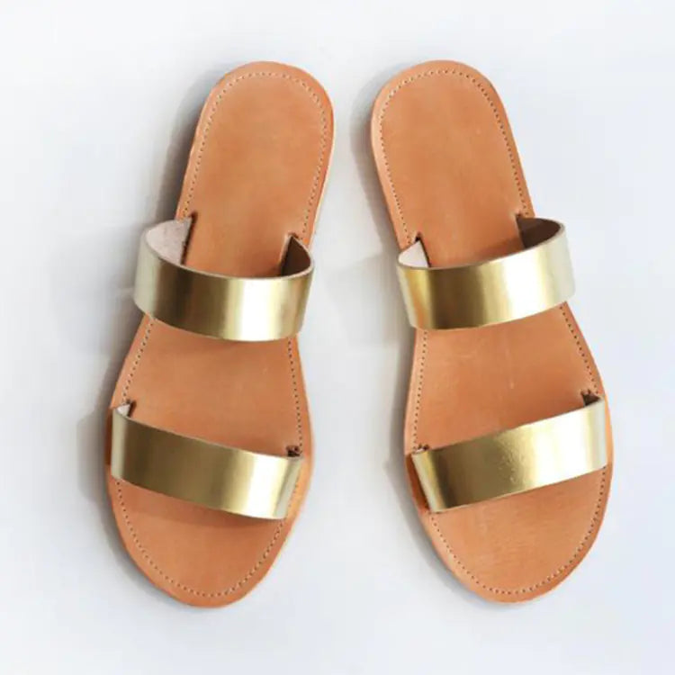 Women’s Flat Jersey Slippers – Crocodile Texture