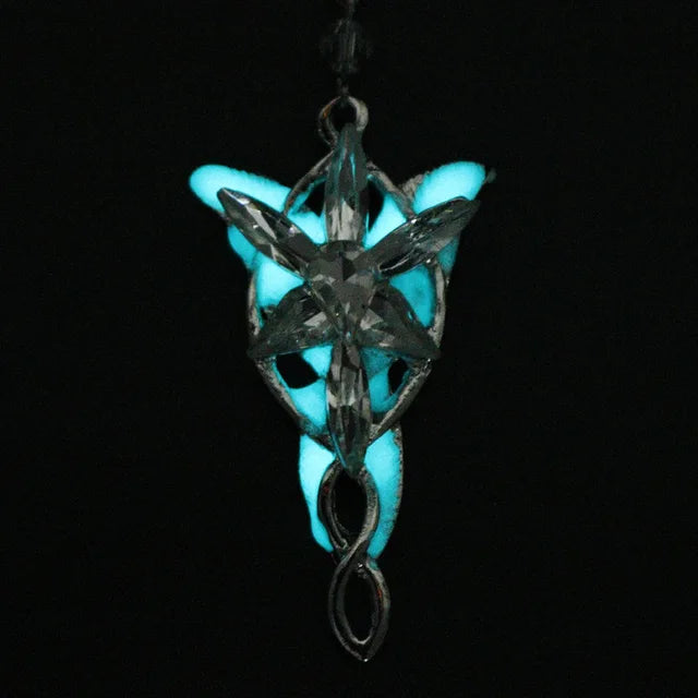 Collier pendentif dragon lumineux