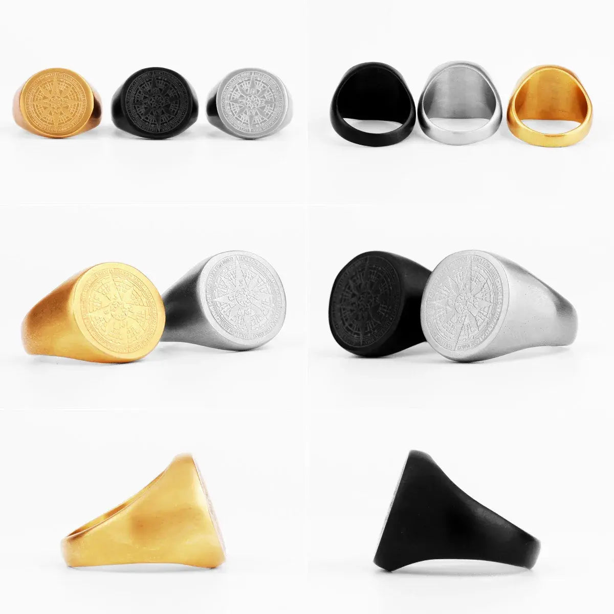 Anillos de acero inoxidable para hombre