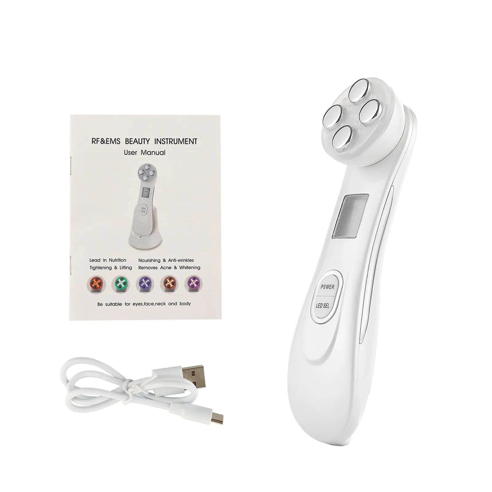 EMS Radio Frequency Skin Care Device – Electric Anti-Aging Beauty Instrument