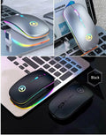 2.4GHz RGB Wireless USB Rechargeable Mouse - Trendy Home Mart