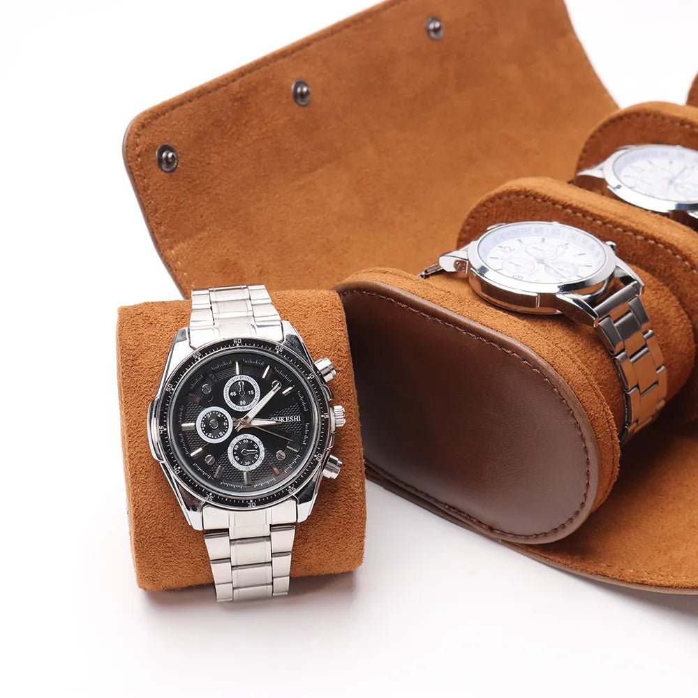 3 Slots Travel Watch Case - Trendy Home Mart