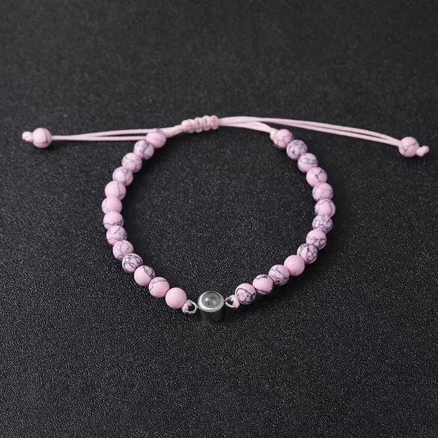 Bracelet en acier titane avec image cubaine