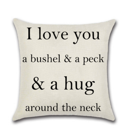 Inspirational Love Pillow Covers for Valentine's Day