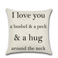 Inspirational Love Pillow Covers for Valentine's Day