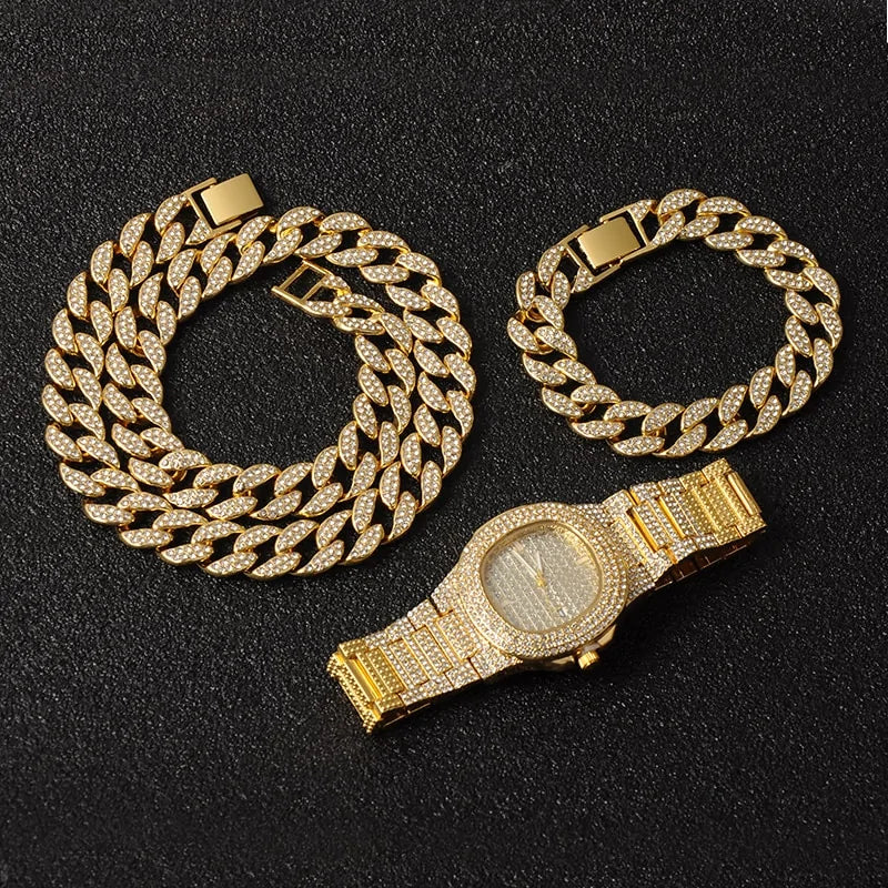 Necklace, Watch and Bracelet Jewelry