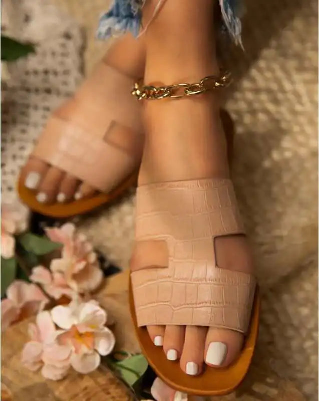 Zapatillas planas de jersey para mujer