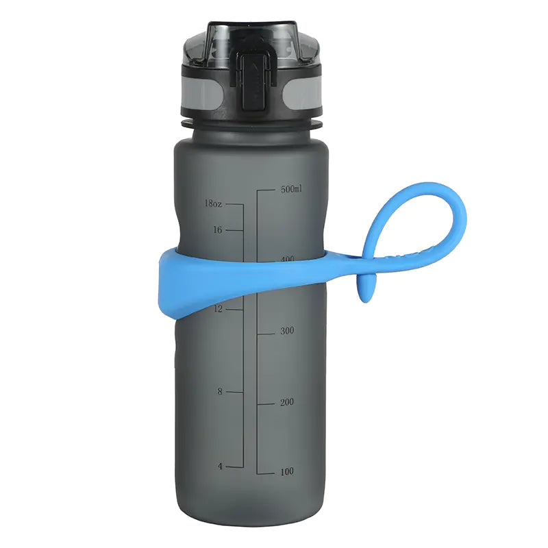 Fitness Sports Water Bottle with Magnetic Handle Ring – Multiple Colors