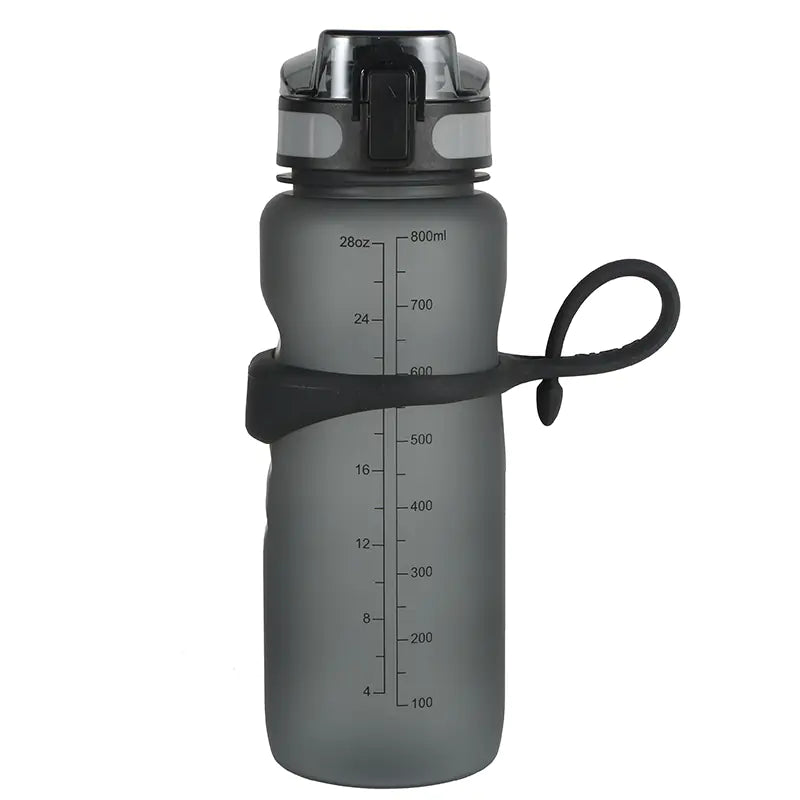Fitness Sports Water Bottle with Magnetic Handle Ring – Multiple Colors