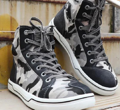 Men’s Summer Motorcycle Riding Boots – Anti-Fall Casual Short Boots