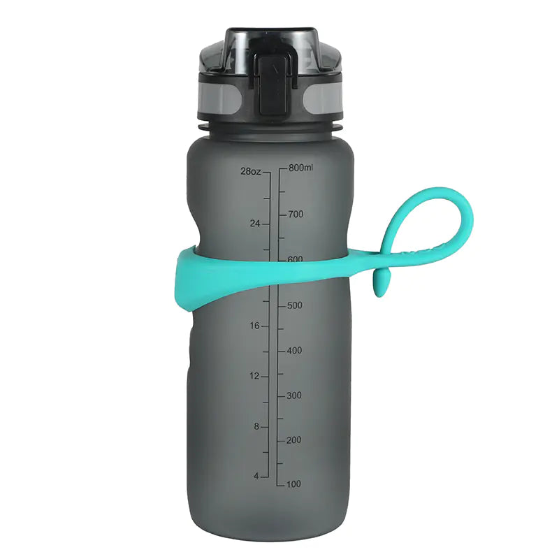 Fitness Sports Water Bottle with Magnetic Handle Ring – Multiple Colors