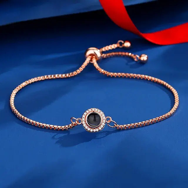 Bracelet en acier titane avec image cubaine