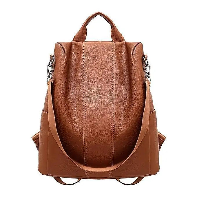 Womens Travel Leather Backpack