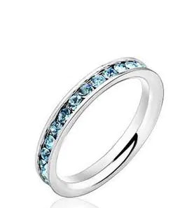 Bling Bling Rings – Colorful CZ Stacking & Knuckle Ring Set (4pcs)