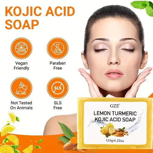Lemon Turmeric Kojic Acid Soap