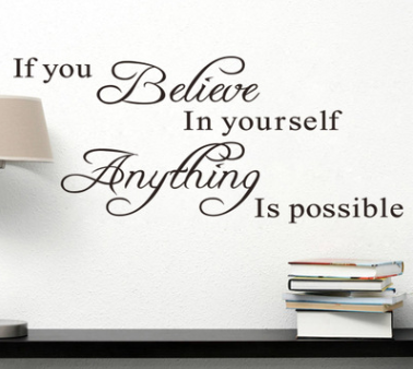 Believe in Yourself - Inspirational Wall Stickers