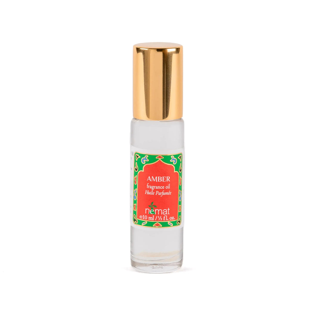 Amber Perfume Oil Roll - On - Alcohol Free Perfumes for Women and Men by Nemat Fragrances, 10 ml / 0.33 fl Oz, Package may vary 0.34 Fl Oz (Pack of 1) - Trendy Home Mart
