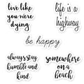 Inspirational Sticker Pack - Inspirational Laptop Stickers - 5 Pack - Vinyl Decal - Laptop Phone Tablet Vinyl Decal Sticker