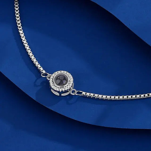 Pulsera de acero de titanio con imagen cubana