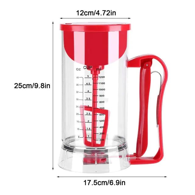 Batter Dispenser Pancake Flour Paste Separator & Mixer Baking Tool Electric Batter - Trendy Home Mart