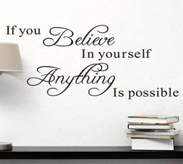 Believe in Yourself - Inspirational Wall Stickers - Trendy Home Mart