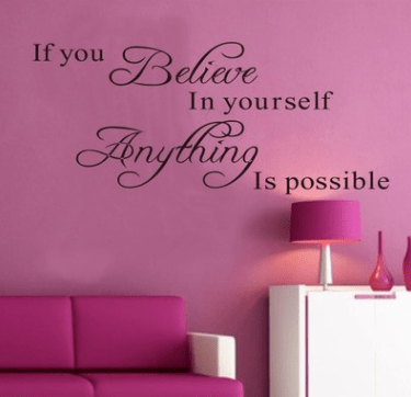 Believe in Yourself - Inspirational Wall Stickers - Trendy Home Mart