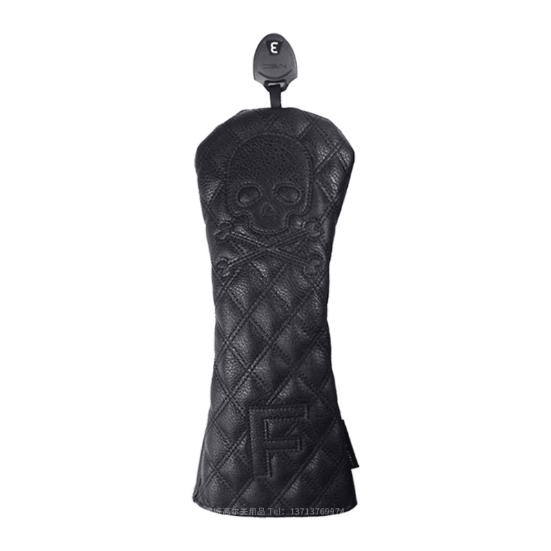 Black PU Leather Golf Club Headcovers - Trendy Home Mart