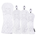 Black PU Leather Golf Club Headcovers - Trendy Home Mart