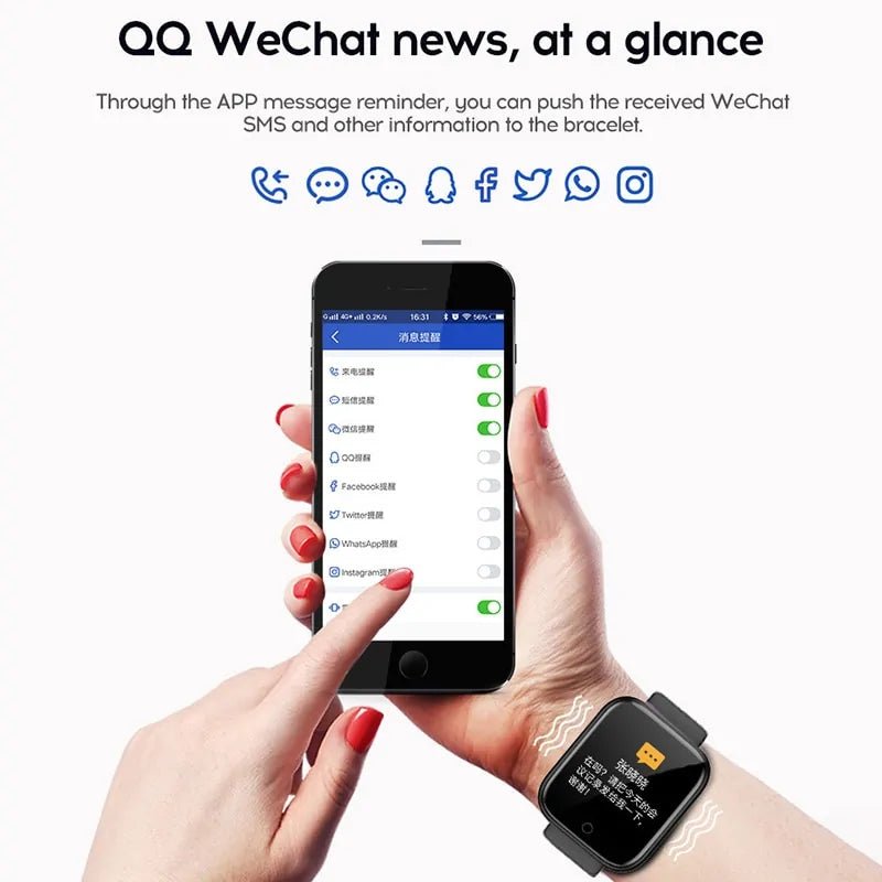 Bluetooth Fitness Smart Watches - Trendy Home Mart