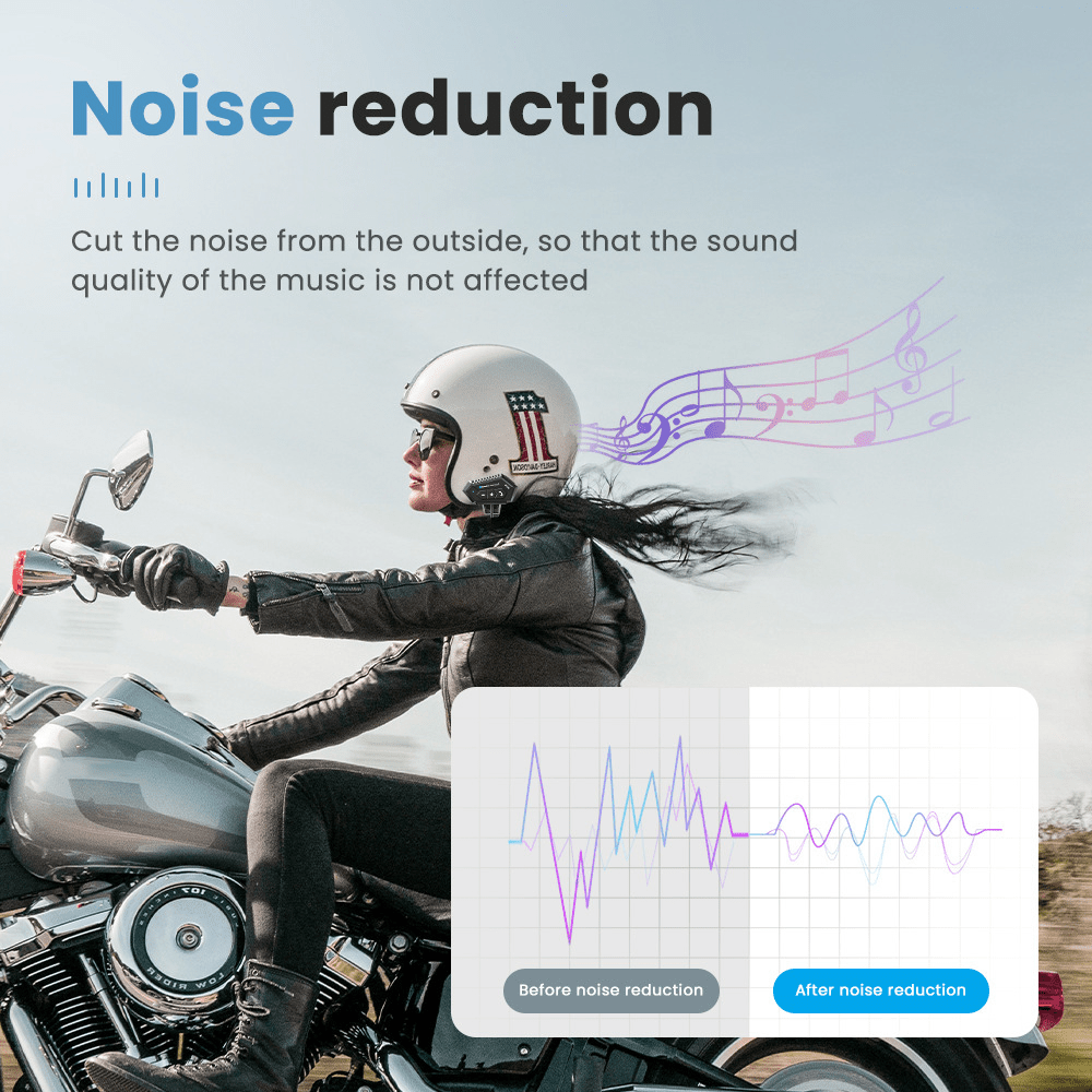 Bluetooth Wireless Headset For Motorcycle Helmet - Trendy Home Mart