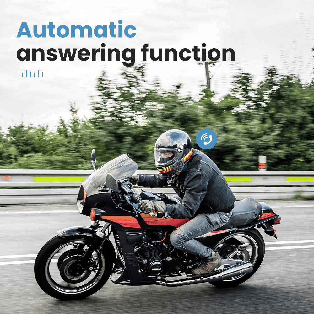 Bluetooth Wireless Headset For Motorcycle Helmet - Trendy Home Mart