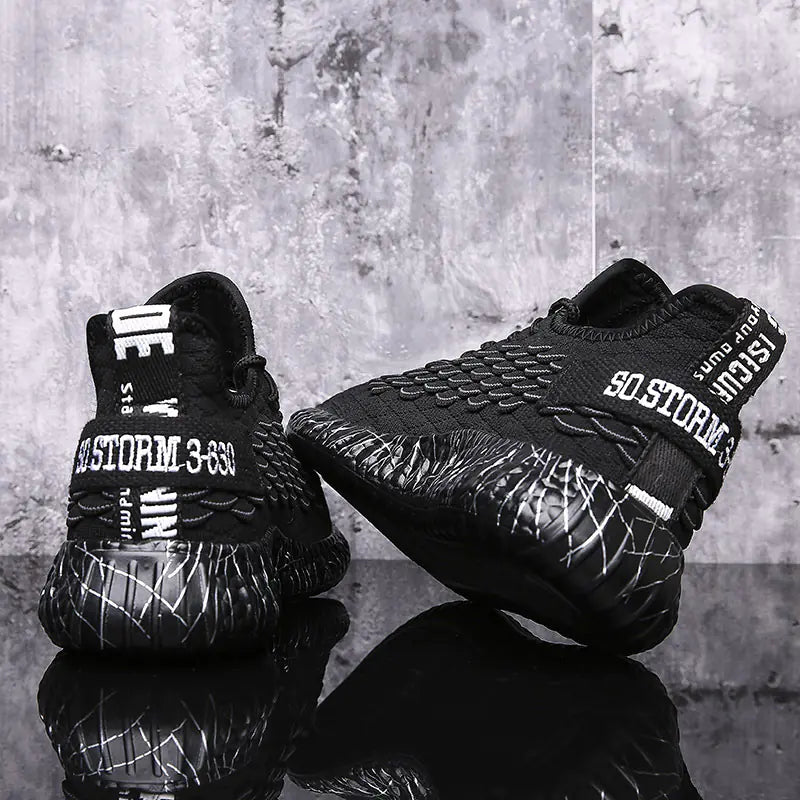 Sports Shoes – Black Running Sneakers