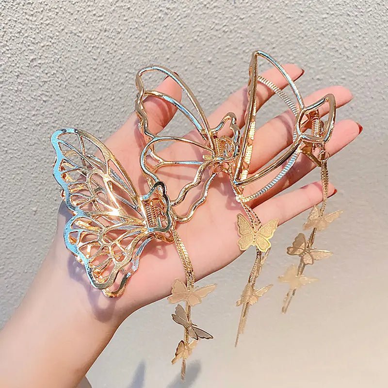 Butterfly Hair Claw - Trendy Home Mart