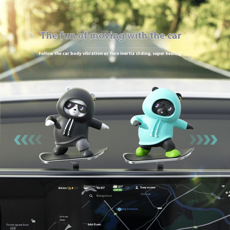 Cartoon Bear Car Skateboard - Trendy Home Mart