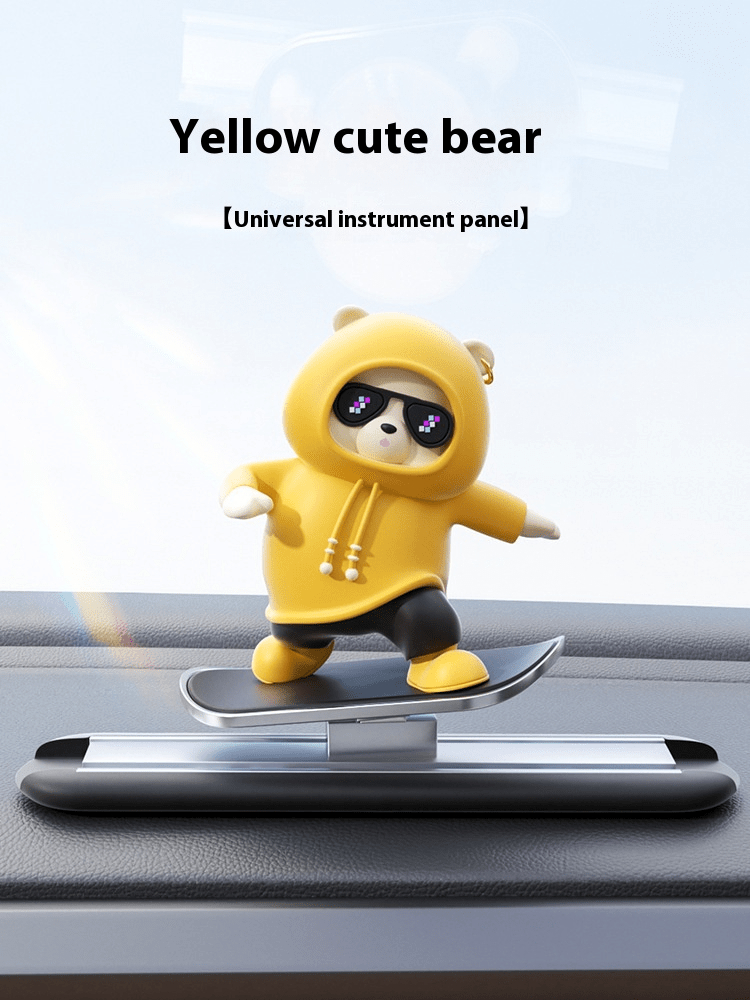 Cartoon Bear Car Skateboard - Trendy Home Mart