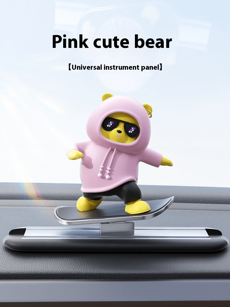 Cartoon Bear Car Skateboard - Trendy Home Mart