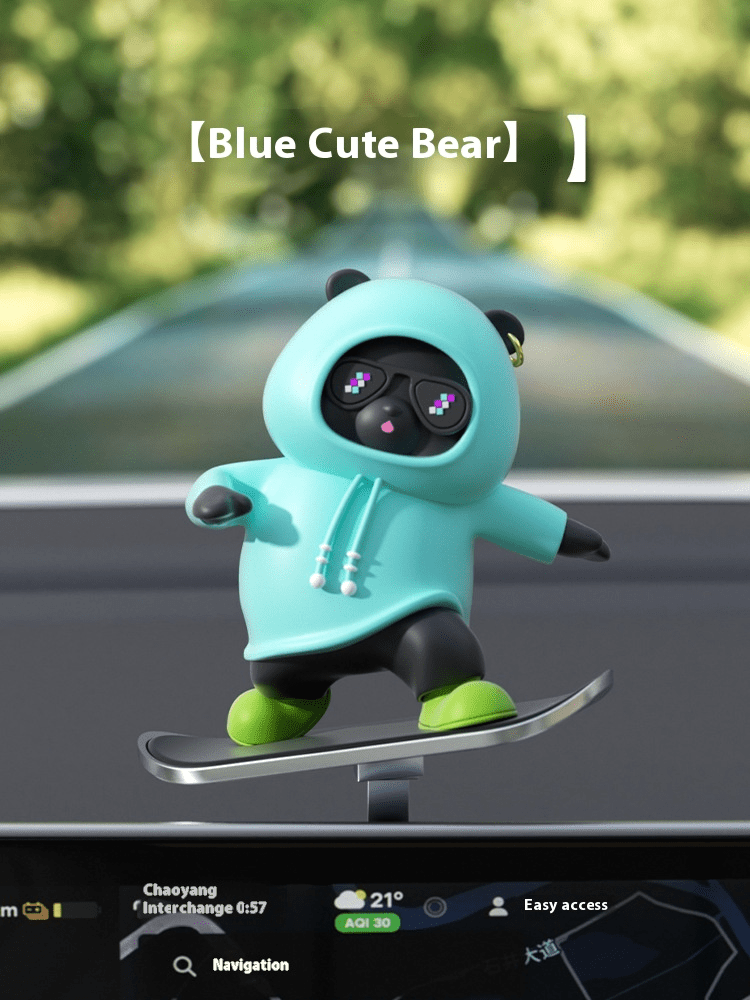 Cartoon Bear Car Skateboard - Trendy Home Mart
