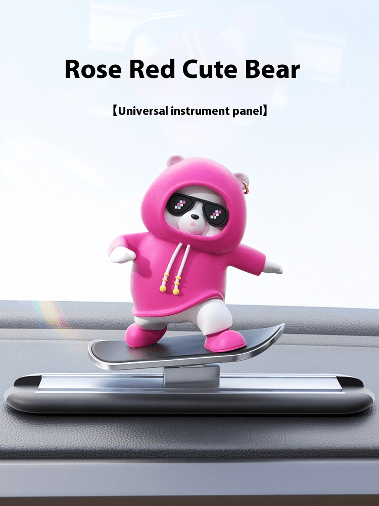 Cartoon Bear Car Skateboard - Trendy Home Mart