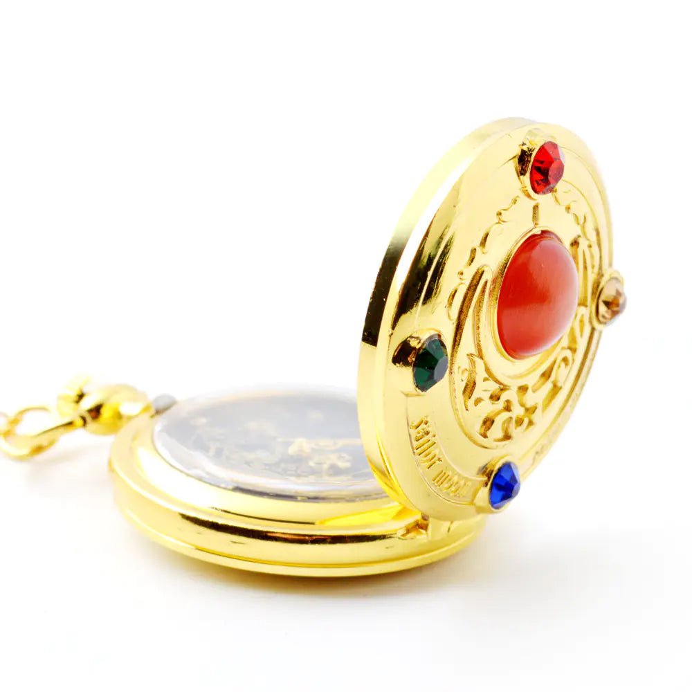 Cartoon Female Quartz Necklace Pocket Watch - Trendy Home Mart