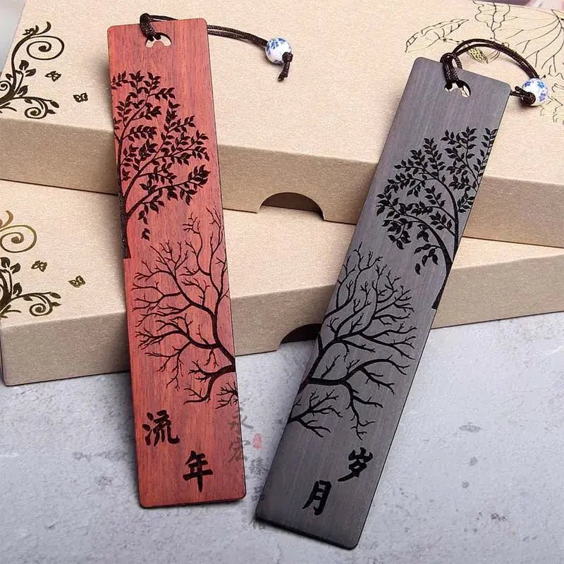 Chinese Style Wooden Bookmark - Trendy Home Mart