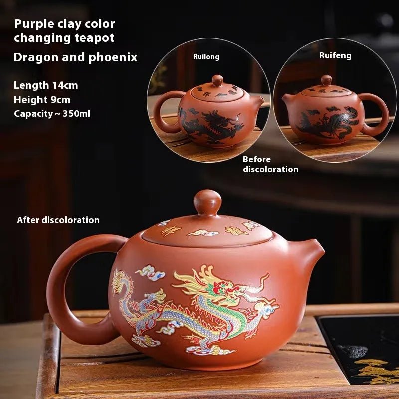 Color Changing Ceramic Teapot, - Trendy Home Mart
