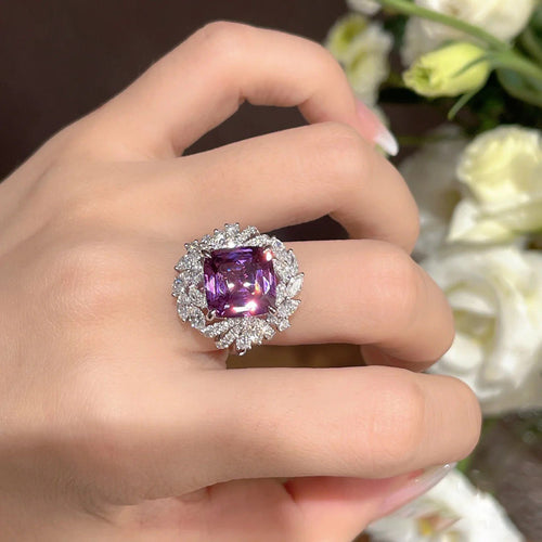 Colorful Gemstone Ring for Women - Inspirational Design - Trendy Home Mart