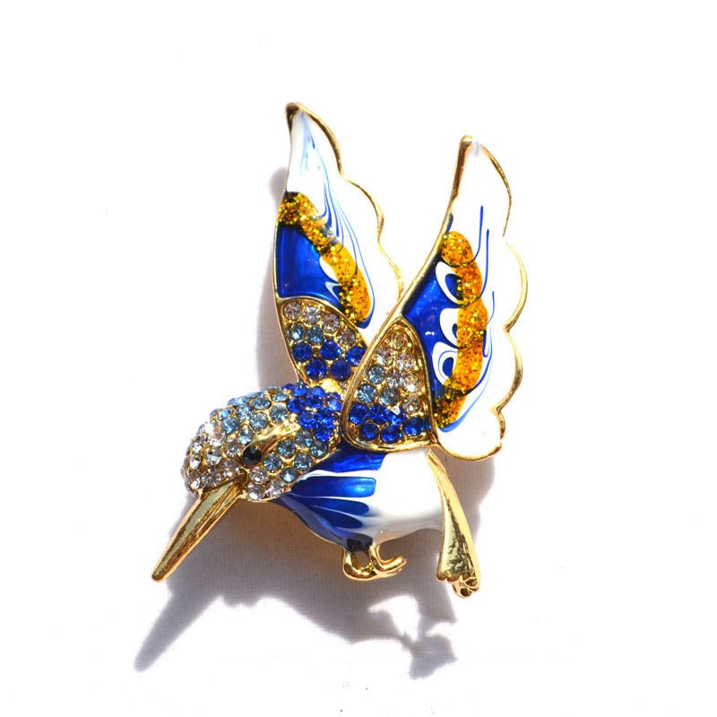Colorful Hummingbird Brooch - Trendy Women's Jewelry - Trendy Home Mart
