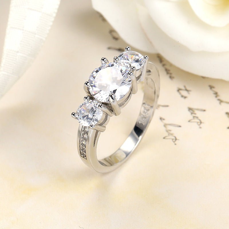 Creative Zircon Ring - Women's Jewelry Accessory - Trendy Home Mart