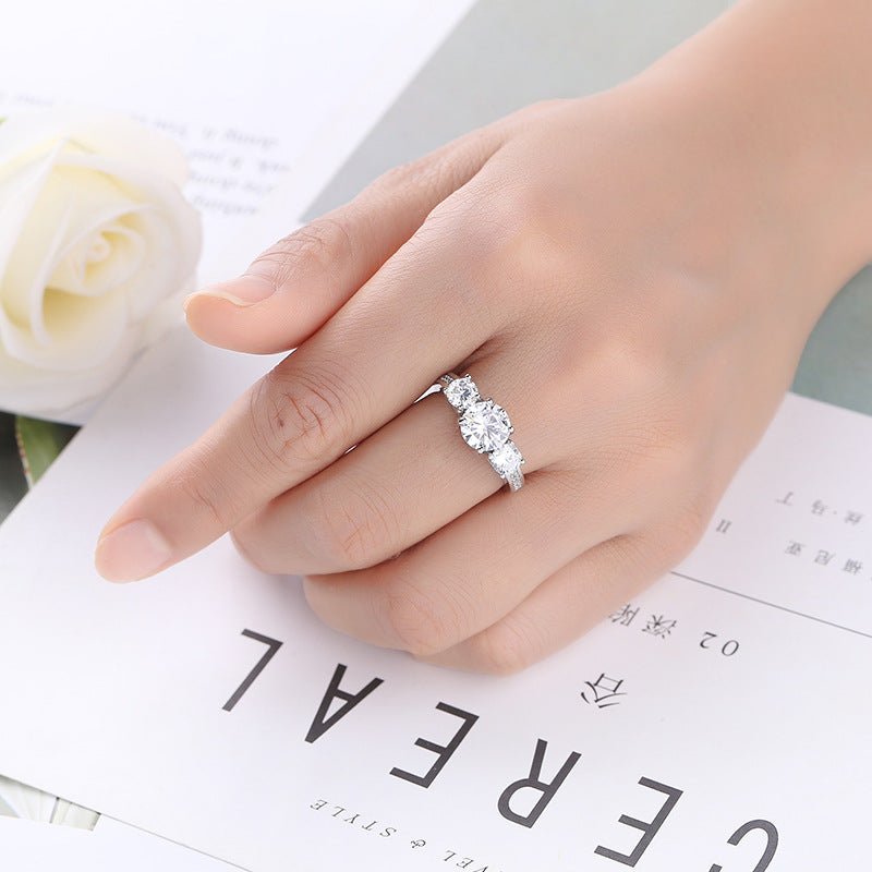 Creative Zircon Ring - Women's Jewelry Accessory - Trendy Home Mart