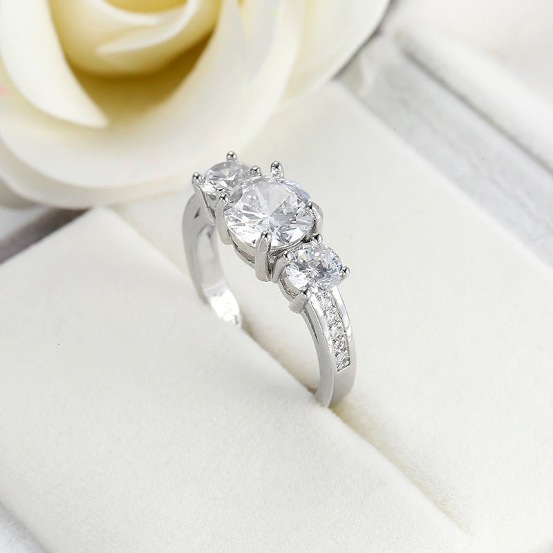 Creative Zircon Ring - Women's Jewelry Accessory - Trendy Home Mart