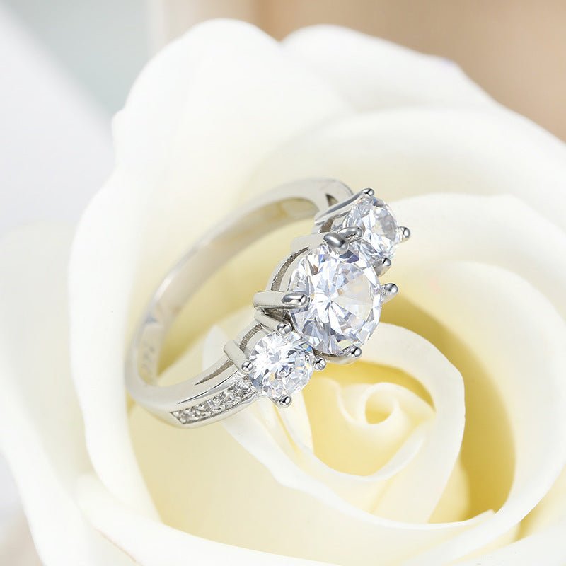 Creative Zircon Ring - Women's Jewelry Accessory - Trendy Home Mart