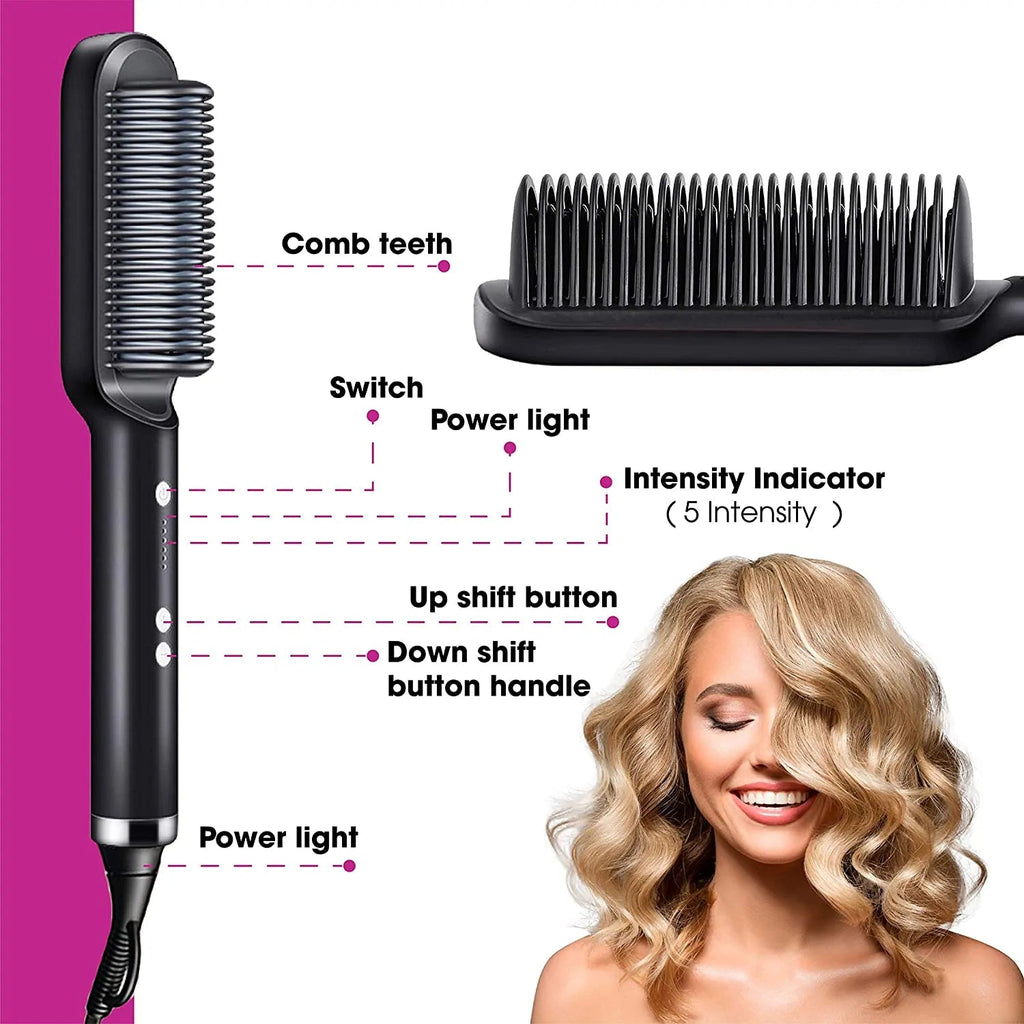 Curly Hair Straightener - Trendy Home Mart
