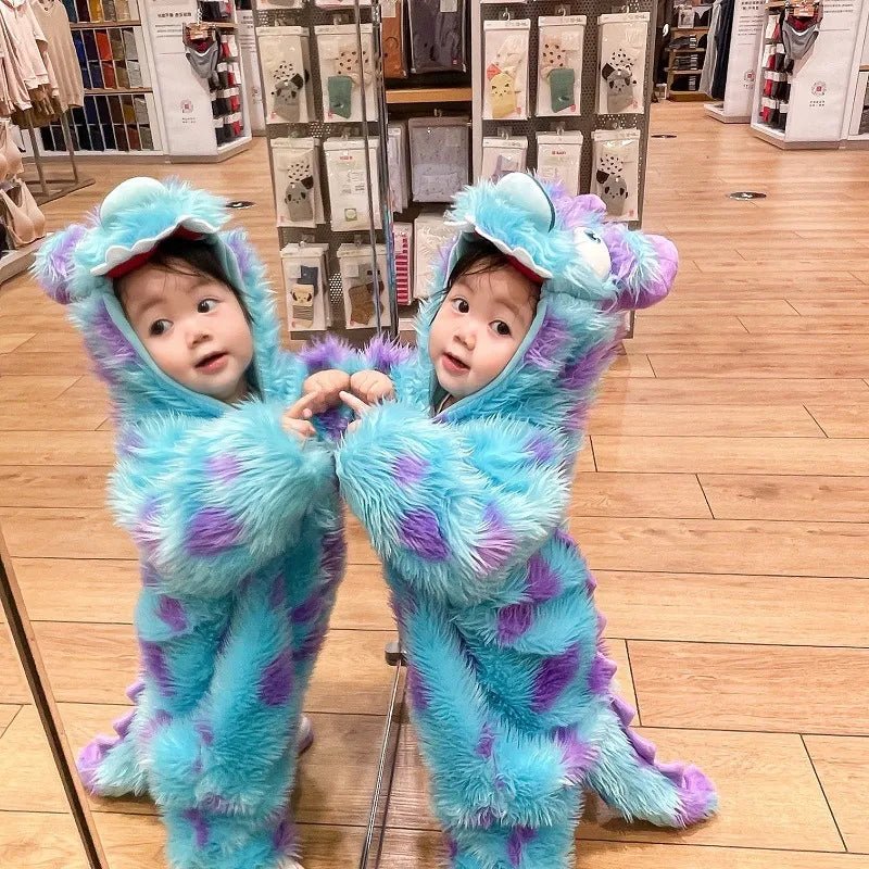 Cute Animal Baby Jumpsuit With Hooded Zipper - Trendy Home Mart