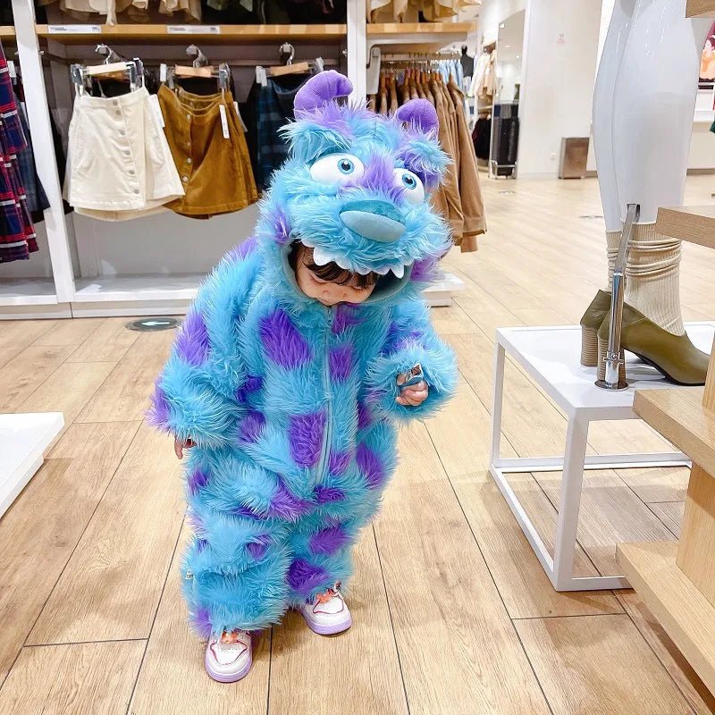 Cute Animal Baby Jumpsuit With Hooded Zipper - Trendy Home Mart
